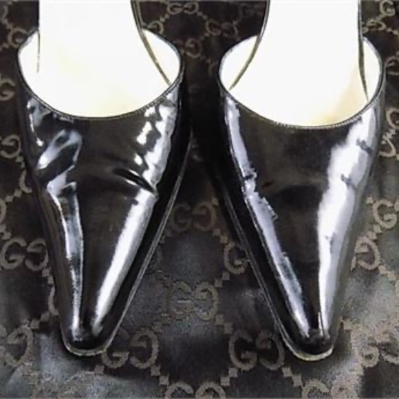Gucci 101 0452 Pointed Toe 4" Heels, Size:7.5 - Picture 3 of 16